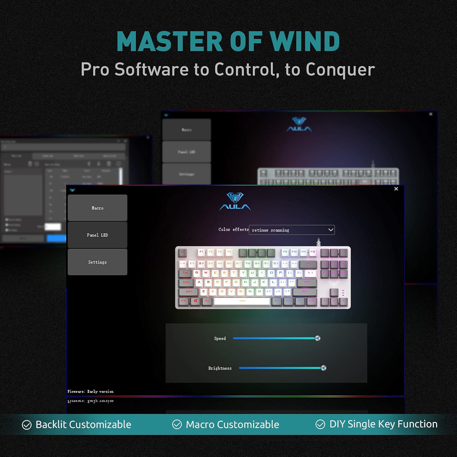 Aula Keyboard Wind F3287 Mechanical Gaming Wired Blue Switch Aula Keyboard Wind F3287 Mechanical Gaming Wired Blue Switch